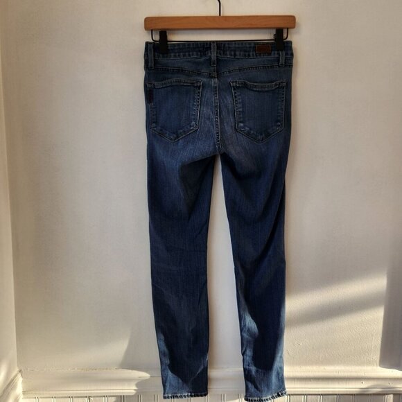 Paige Verdugo Ankle Dark Wash Skinny Jeans Stretchy Nottingham Women's 27 - Picture 3 of 10